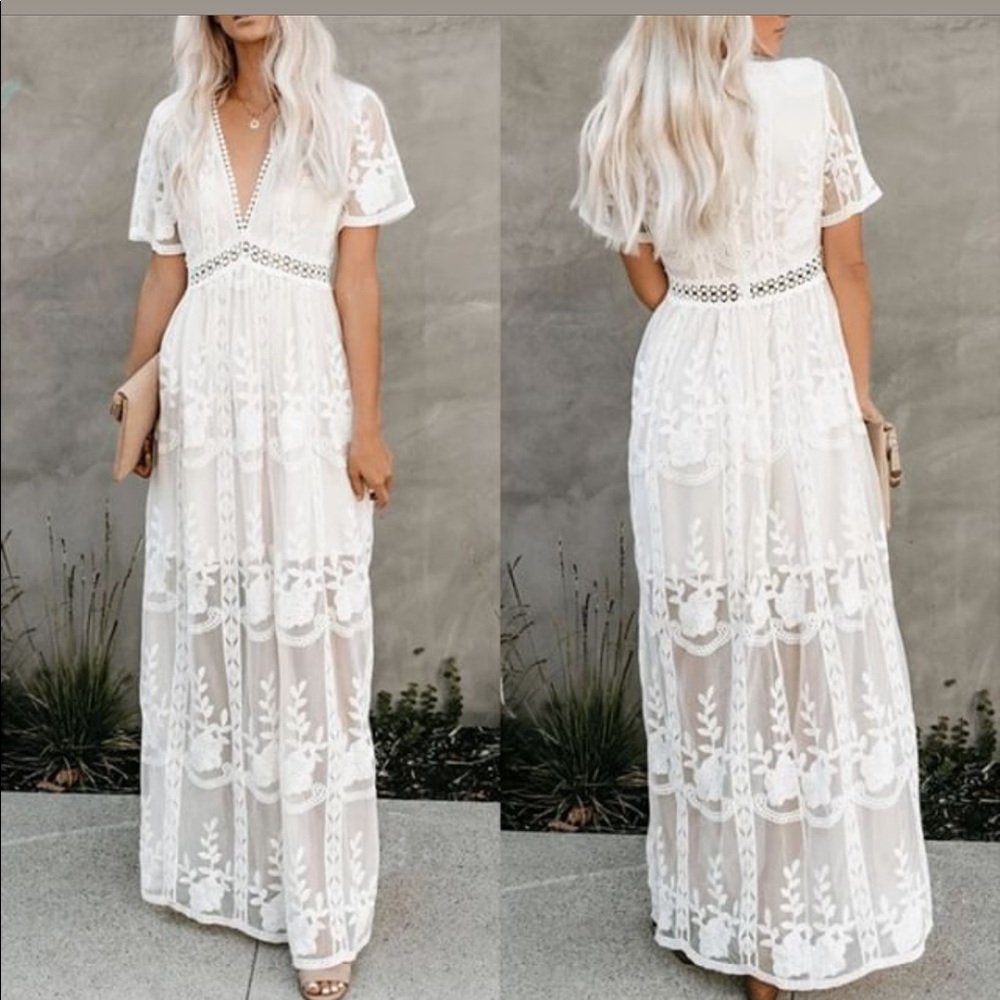 White dress